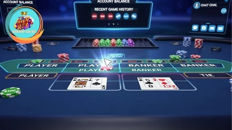 Cách chơi Baccarat Rikvip hiệu quả
