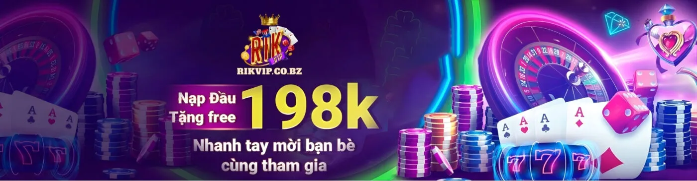 Banner RIKVIP cổng game bài đổi thưởng