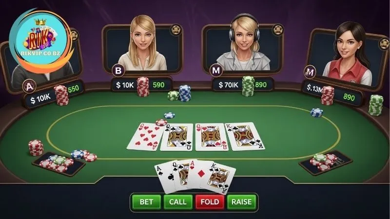 Cách chơi Stud Poker cơ bản