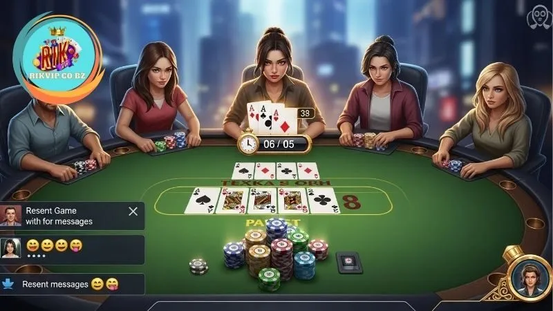 Chiến thuật chơi Texas Poker Rikvip hiệu quả